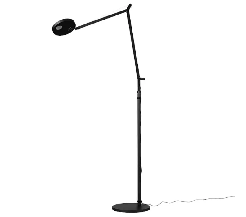 Artemide Demetra LED vloerlamp-zwart Op = Op