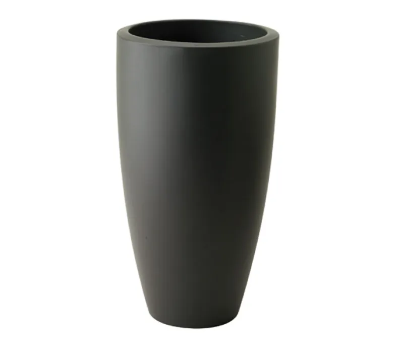 Aanbieding Elho Pure Soft Round high bloempot-antraciet-∅ 30 cm