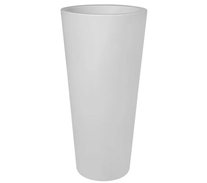 Elho Pure Straight Round high bloempot-Wit-∅ 40 cm Merkproduct