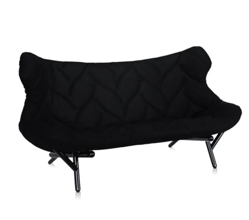 Speciale Aanbieding Kartell Foliage bank-Frame zwart-Zwart