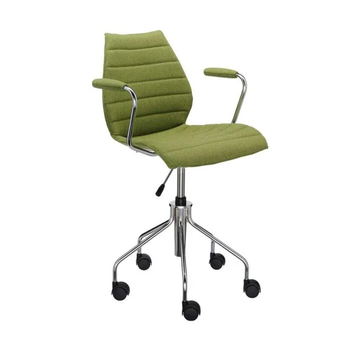 Kartell Maui Soft bureaustoel -Met armleuning-Zuurgroen Speciale Aanbieding