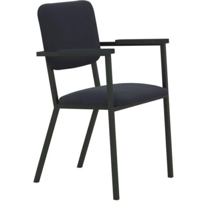Studio HENK Co Armchair met zwart frame-Hallingdal 65-190 gelakt Finale Uitverkoop