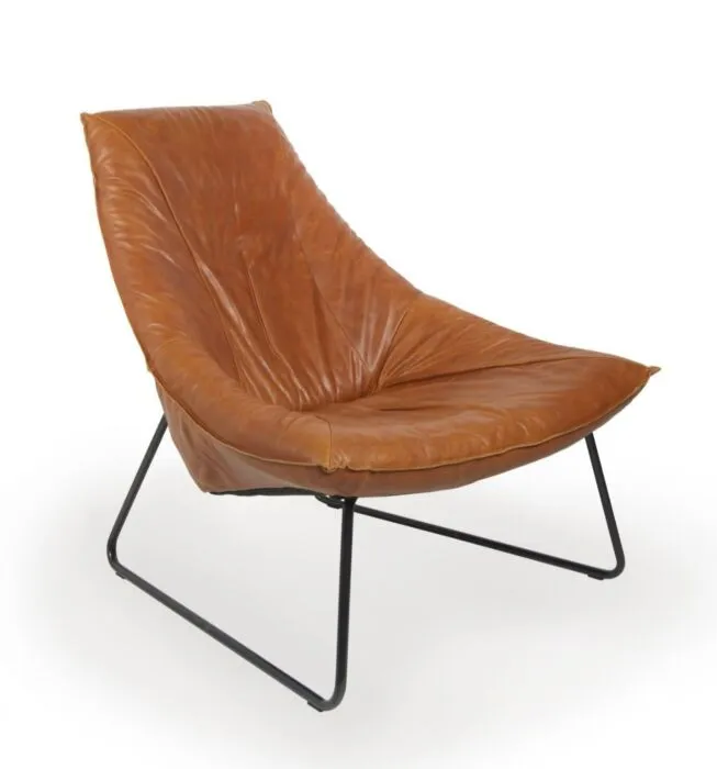 Jess design Beal Old Glory Luxor cognac fauteuil Hoge Kwaliteit