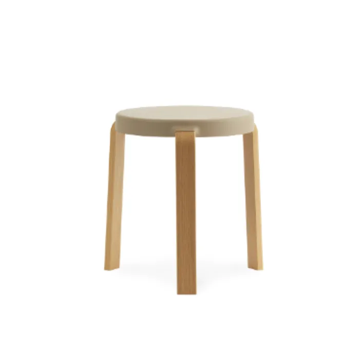 Fabrieksprijs Normann Copenhagen Tap Stool - stoel-Sand-Eiken