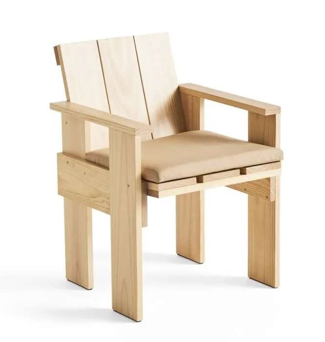 Nu Kopen HAY Crate buiten dining stoel-Natural