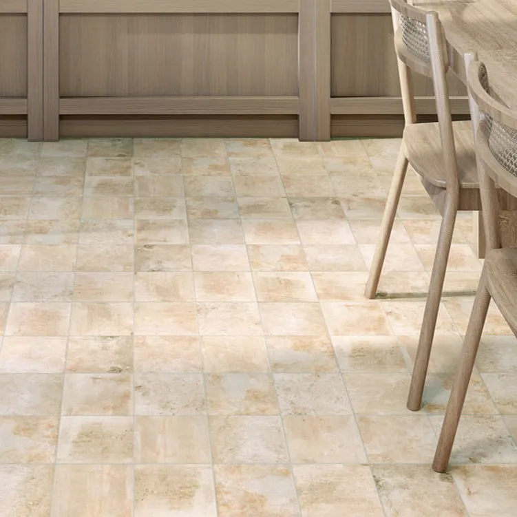 Aragon zandkleurige antislip natuursteenlook tegel 15x15 per 0,5m2 Beperkte Voorraad