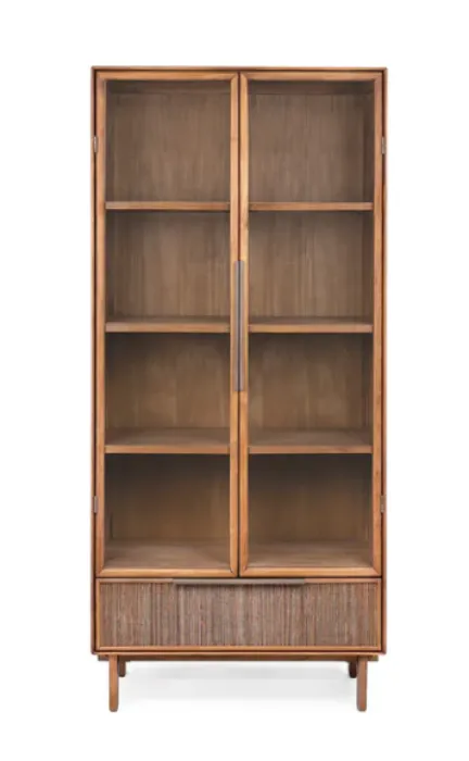 Beperkte Voorraad d-Bodhi Grace kast 2 glazen deuren, 1 lade