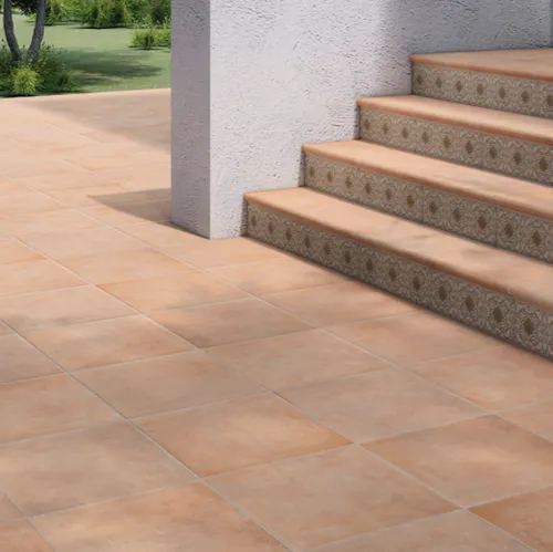 Coimbra Portugese unitegel terracotta look binnen- en buitentegel wand-en vloertegel 22,5 x 22,5 cm per 0,81 m2 Favoriet
