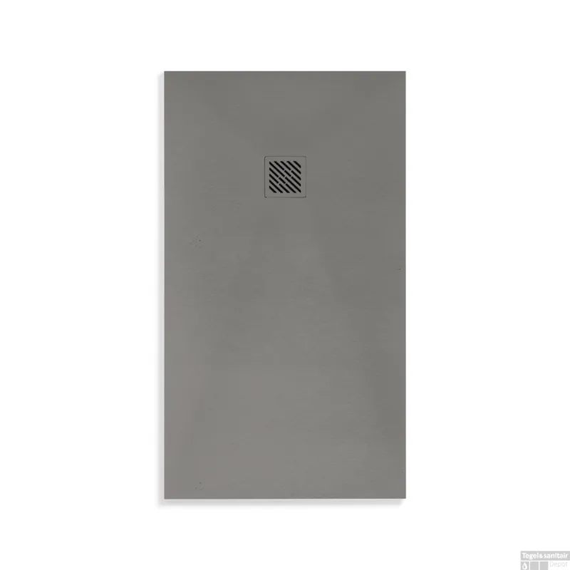 Douchebak BWS Elsa Composiet Anti-slip 160x90x3 cm Mat Grijs Beste Prijs