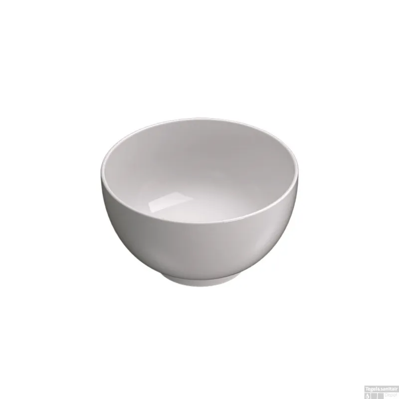 Waskom Globo T-Edge Rond Ø30cm Opzet Wastafel (Zonder Overloop) Wit 30x16 cm Veilige Betaling