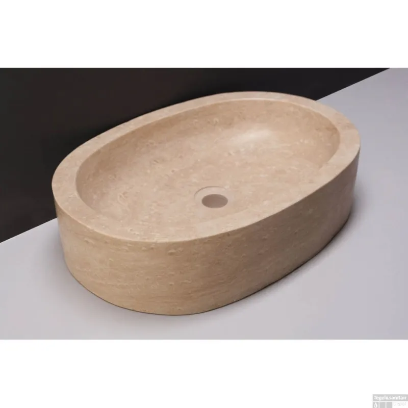 Betrouwbaar Fontein Forzalaqua Firenze Travertin Gezoet 50x35x12 cm