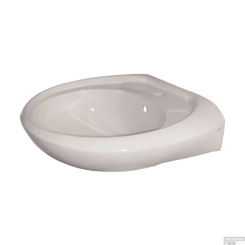 Wastafel VM Isifix Ifix 57x44x17cm Porselein Wit Met Overloop Bestel Nu