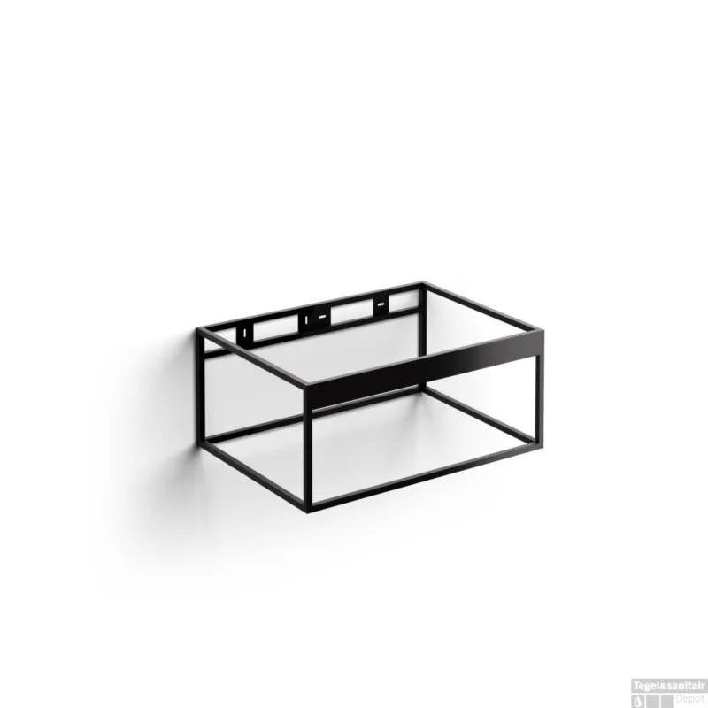 Clou Hammock Frame Kokerprofiel Kast Zonder Bodem RVS Mat Zwart 70x50.3x30cm Shop Nu
