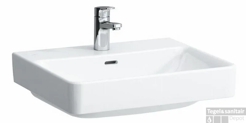 Laufen Pro S Wastafel 55x46.5 Cm. 1x Kraangat Met Overloop Wit Actieprijs