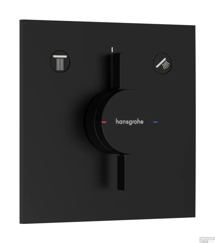 Snelle Levering Hansgrohe DuoTurn E kraan inbouw voor 2 functies, mat zwart