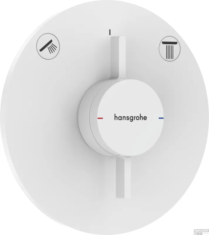 Hansgrohe DuoTurn S kraan inbouw voor 2 functies, mat wit Express Levering