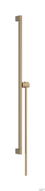 Hansgrohe Unica glijstang S Puro 90 cm met easy slide schuifstuk en Isiflex doucheslang 160 cm, Brushed Bronze Bestel Nu