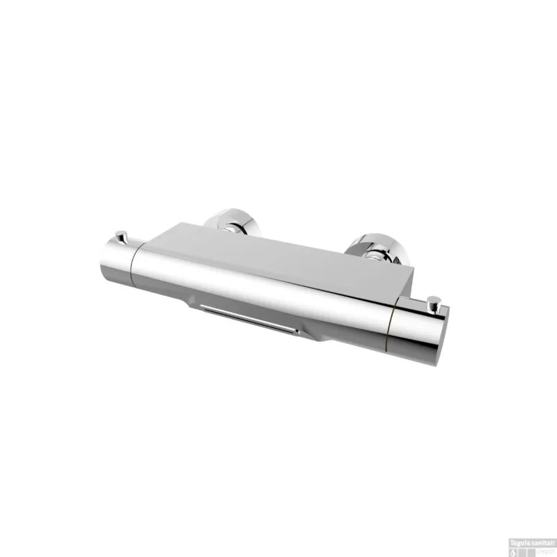 Aanbieding Badkraan Wiesbaden Style Waterval Thermostatisch 1/2 inch Chroom