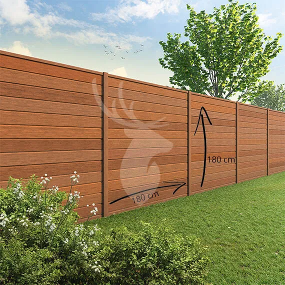 Aanbieding Velufence | bankirai rabat | 180x180 cm