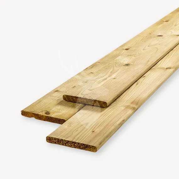 N.E. Vuren plank | groen geïmp. gesch. | 1,8x14,5 cm | 180cm Must-Have