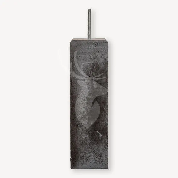 Lage Kosten Betonpoer facetrand | M16 | 18x18 cm
