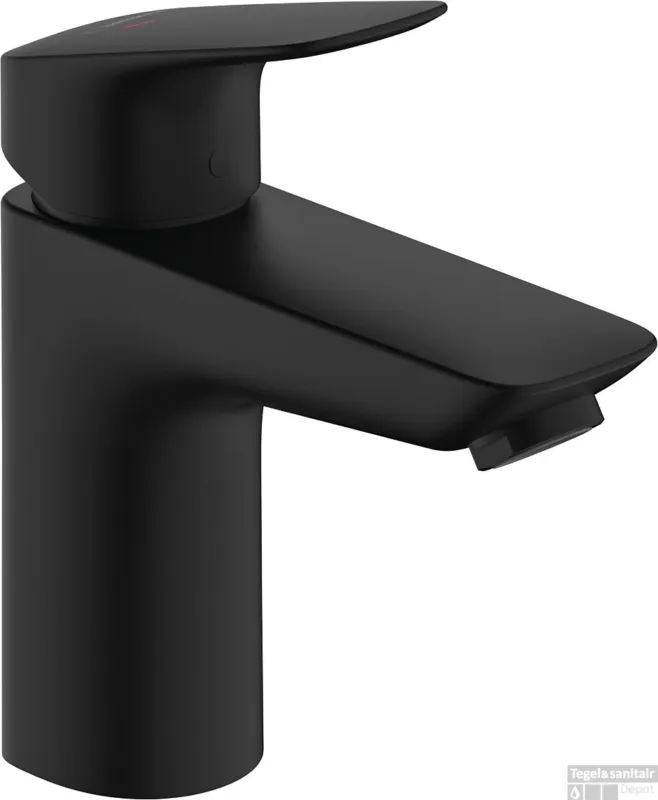 Flitsaanbieding Hansgrohe Logis ééngreeps wastafelmengkraan 100 CoolStart zonder afvoer, mat zwart
