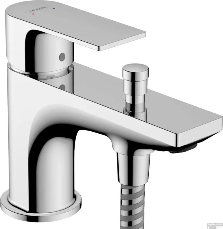 Hete Deal Hansgrohe Rebris E ééngreeps bad- en douchemengkraan Monotrou met 2 doorstroomhoeveelheden, chroom