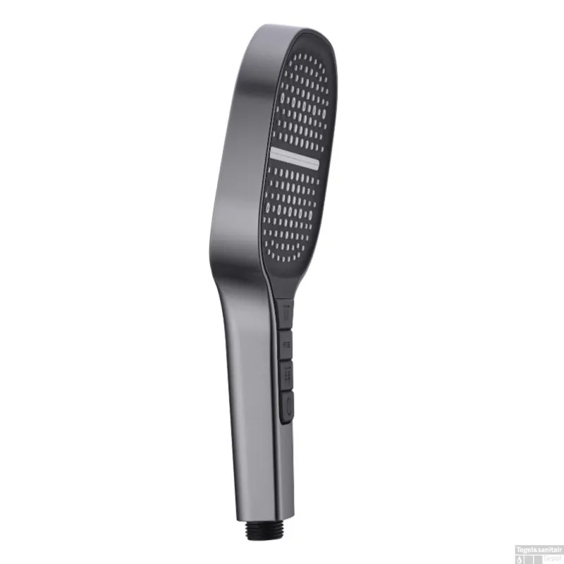 Op = Op Handdouche Sanilux Rain De Luxe Goud Geborsteld