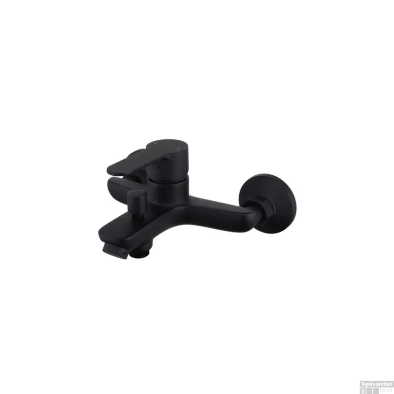 Aanbieding Badkraan Go by van Marcke Cocoon Black Opbouw Mengkraan Mat Zwart