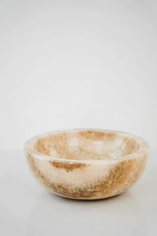 Beperkt Aanbod Onyx Natuurstenen Waskom | 40 Rond x 15 Hoog