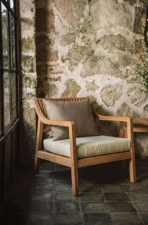 Kalina Teakhouten Loungestoel – Luxe – Duurzaam & Comfortabel Gecertificeerd