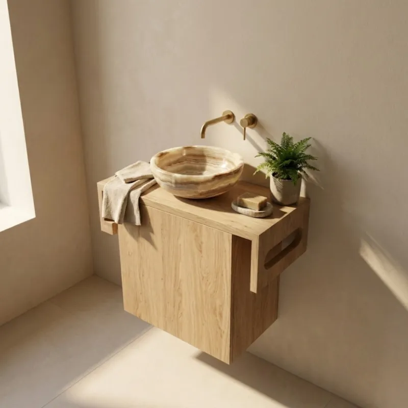 Beste Prijs Fonteinmeubel James | Massief Eiken Toilet Fontein Meubel
