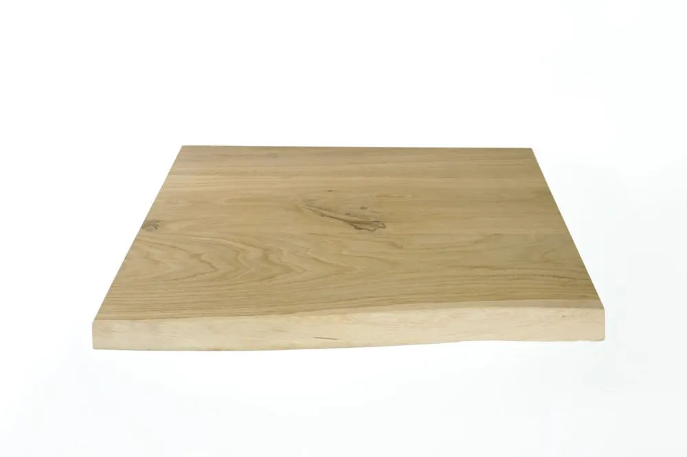 Eiken Werkblad met Schorsrand | 80-300x60x4.5 Tijdelijk Beschikbaar