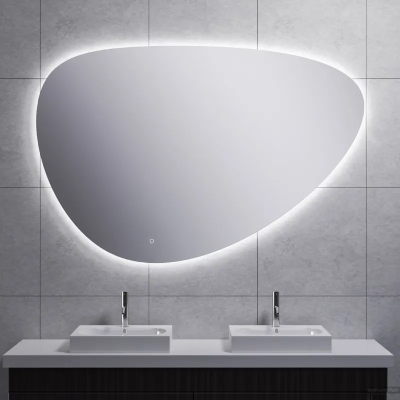 Spiegel Wiesbaden Uovo Organisch Dimbaar LED Verlichting Condensvrij 80 cm Korting
