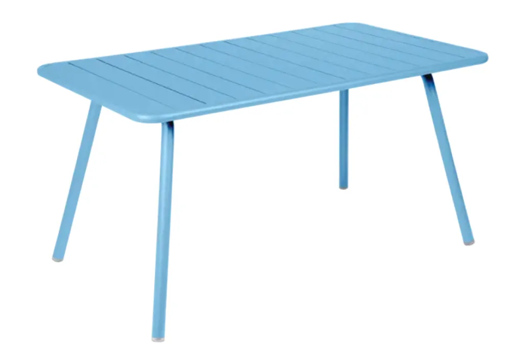 Premium Fermob Luxembourg tuintafel 143x80 cm-Maya Blue