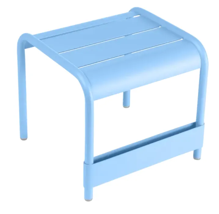 Fermob Luxembourg voetenbank 44x42 cm-Maya Blue Finale Uitverkoop