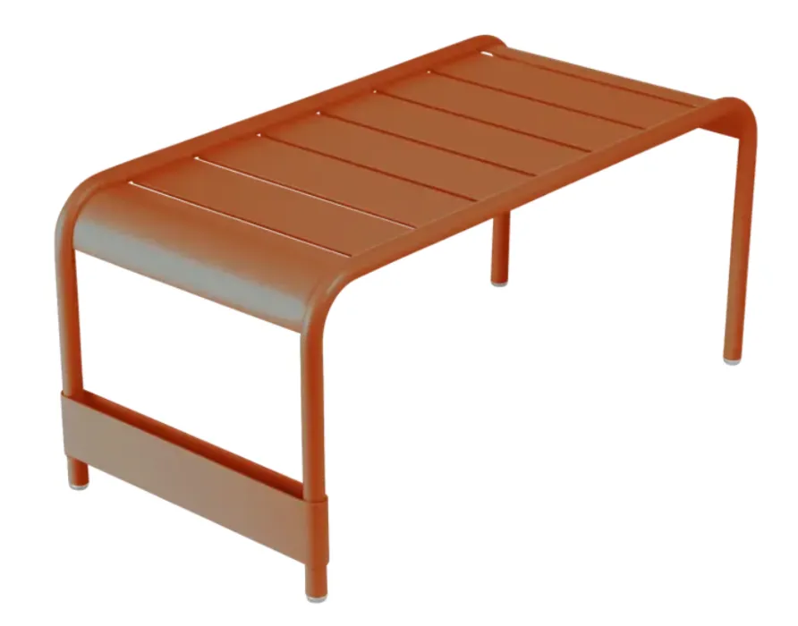 Hoge Kwaliteit Fermob Luxembourg voetenbank 86x44 cm-Candied Orange