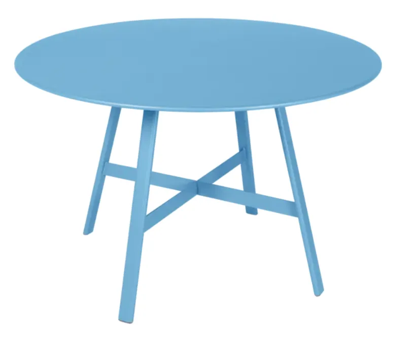 Betaalbaar Fermob So'o tuintafel Ø117 cm-Maya Blue