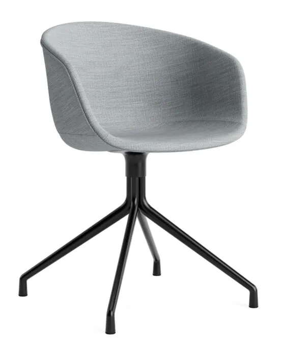 Snelle Levering HAY AAC 21 stoel-Remix 123-Gepoedercoat Zwart