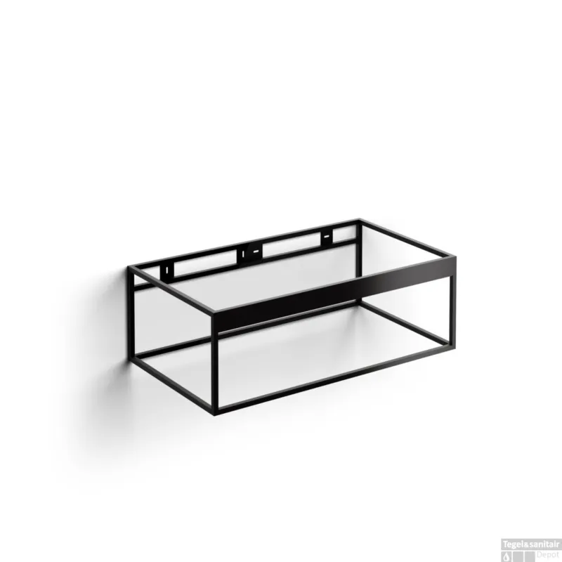 Hete Deal Clou Hammock Frame Kokerprofiel Kast Zonder Bodem RVS Mat Zwart 90x50.3x30cm