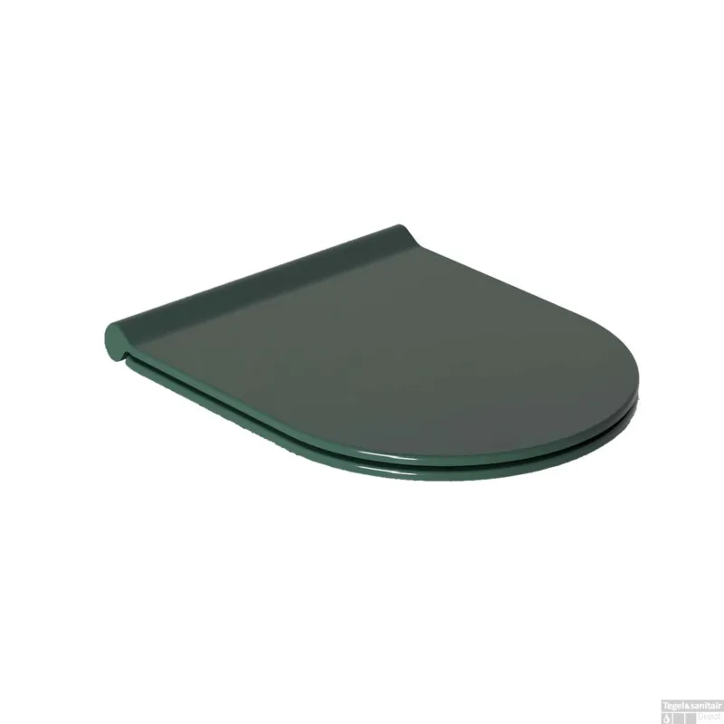 Flitsaanbieding Toiletzitting Salenzi Form Slim met Softclose Glans Groen