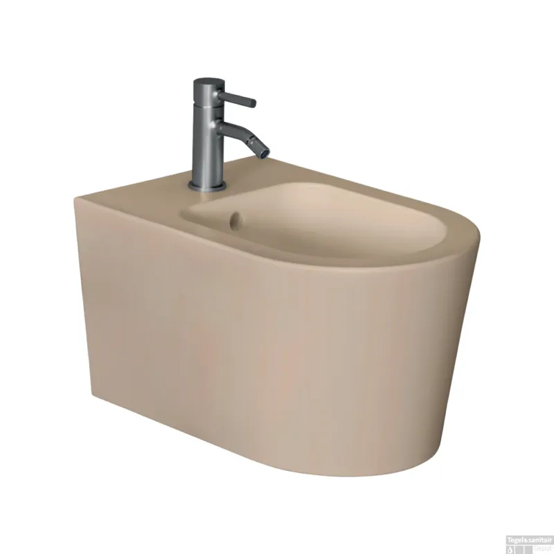 Direct Verzonden Bidet Salenzi Form Square Mat Taupe (exclusief kraan)