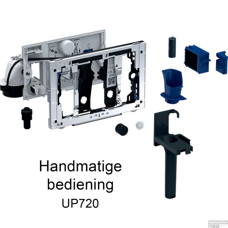 Meest Verkocht Geurzuiveringsmodule Geberit Duofresh Met Toiletstickhouder Handmatig UP720 Sigma 8 Achterplaat Antracietgrijs of Glanschroom