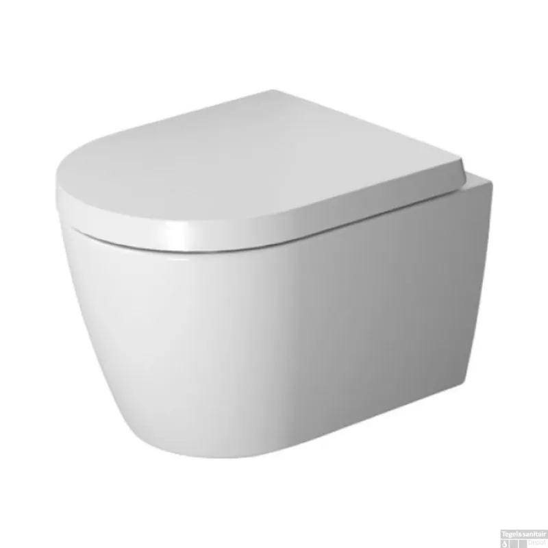 Actieprijs Duravit ME By Starck Wandcloset Compact Pack Diepspoel En Softclose Closetzitting 37x48x39 cm Keramiek En Duroplast Wit