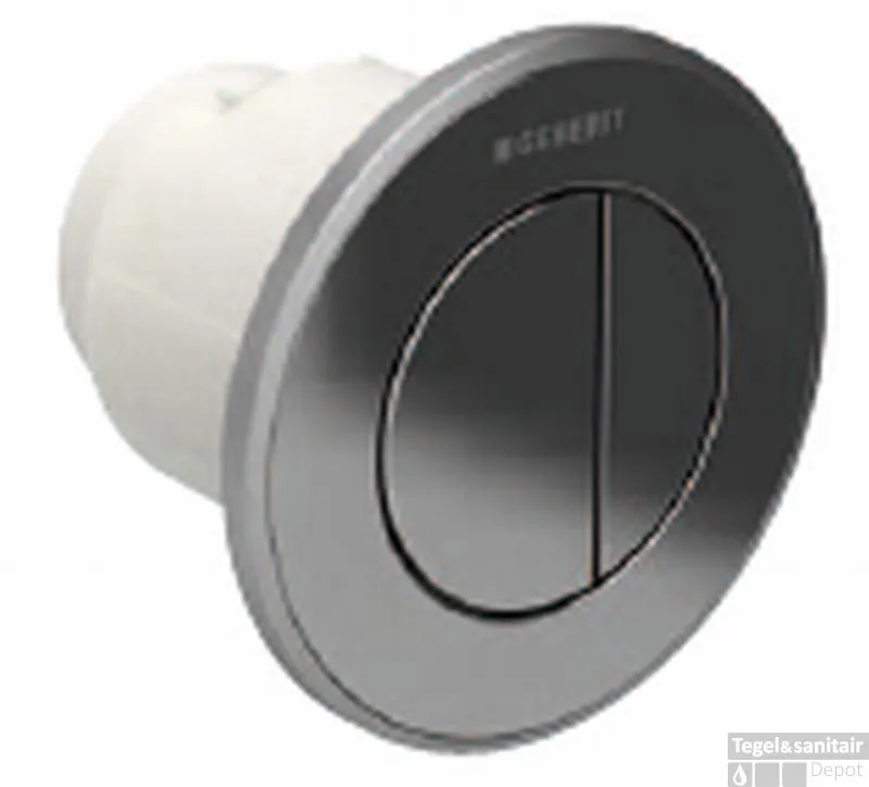 Gratis Retour Geberit Type 10 2-knops Pneumatische Inbouw Drukker Chroom-wit