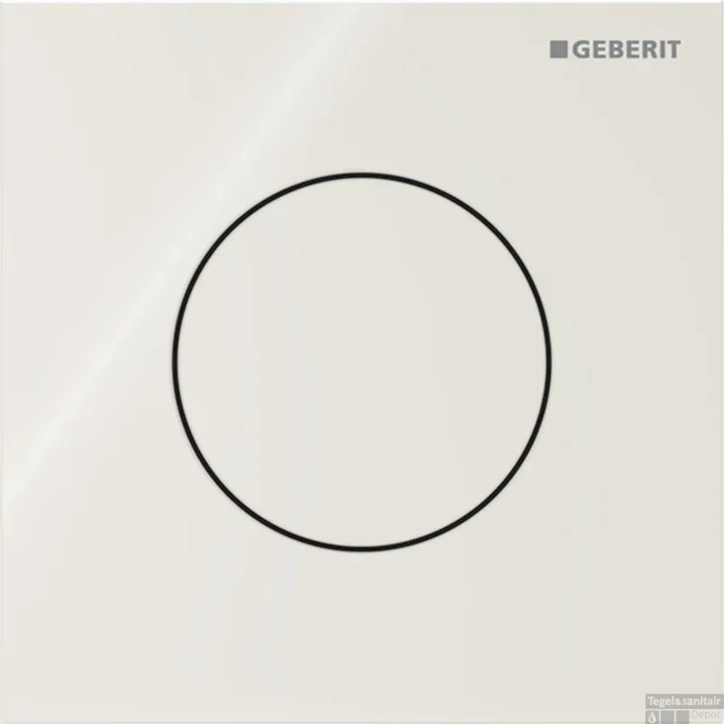 Goedkoop Bedieningsplaat Geberit Type 40 Pneumatisch Round Zandgrijs
