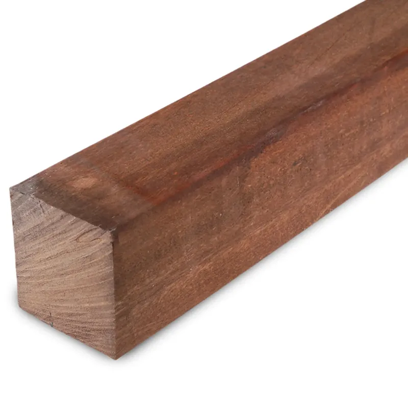 Populair hardhout - balk Angelim vermelho balk - 150x150 mm - fijnbezaagd / ruw - balk voor buiten - angelim vermelho hardhout AD 20-25% - Angelim vermelho balk - 150x150 mm - ruw: 550 cm
