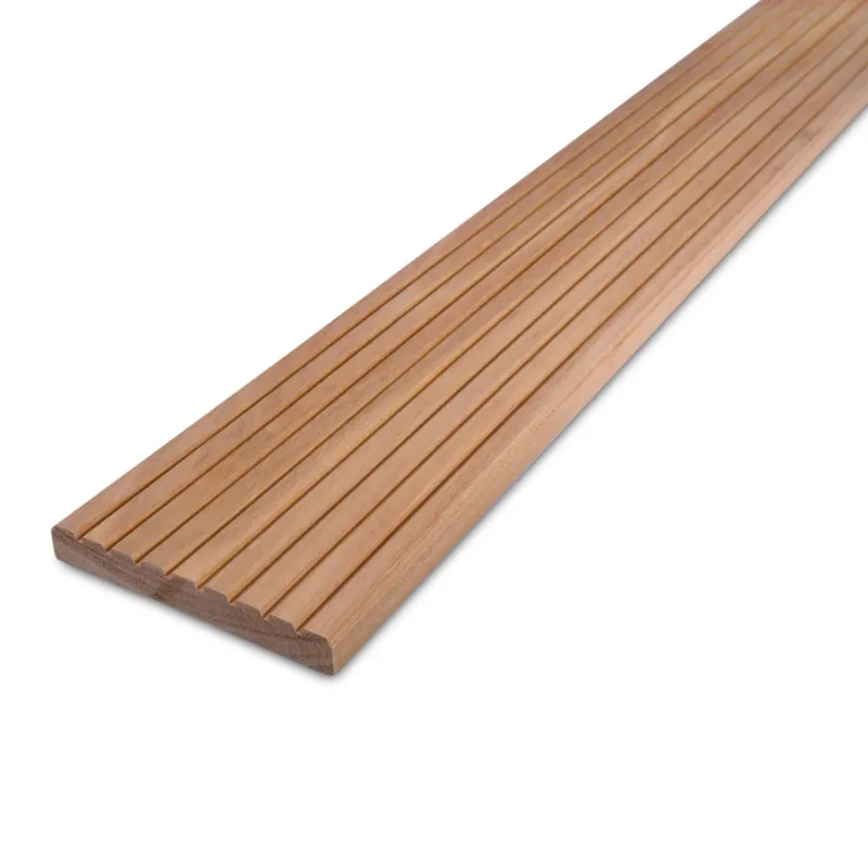 hardhout - vlonderplank Bangkirai vlonderplank - 21x145 mm - geschaafd - gegroefde terrasplank - bankirai hardhout KD 18-20% - per bundel - 56 stuks - Bangkirai vlonderplank - 21x145 mm - geschaafd: 365 cm Voordeelprijs