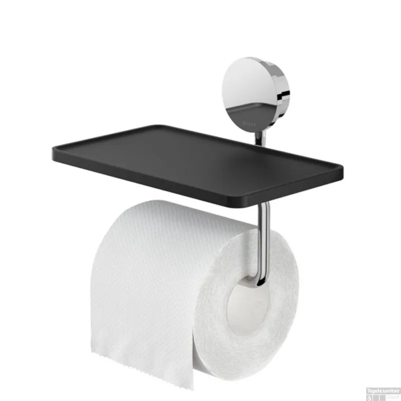 Direct Beschikbaar Toiletrolhouder met Planchet Geesa Opal Chroom