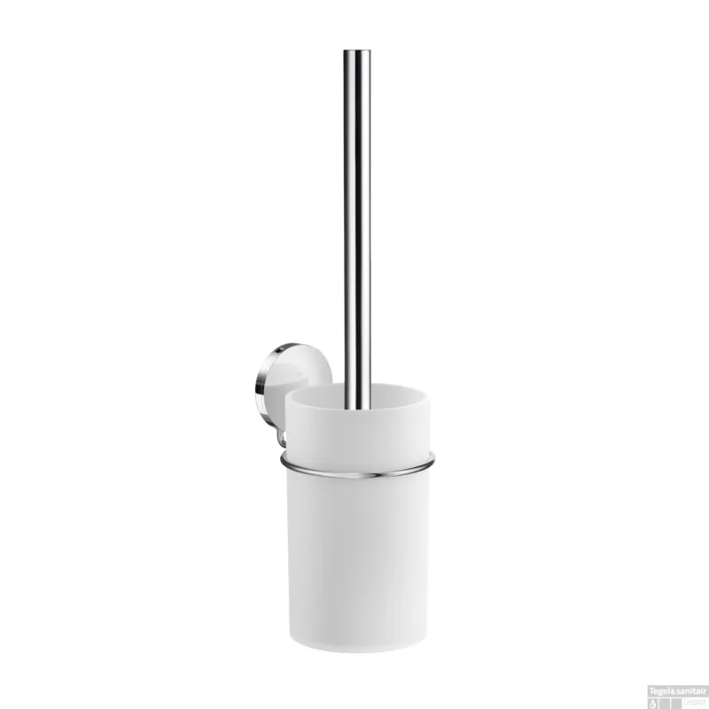 Smedbo Toiletborstelset 11x8.2x35 cm RVS Chroom En Wit Lage Prijs